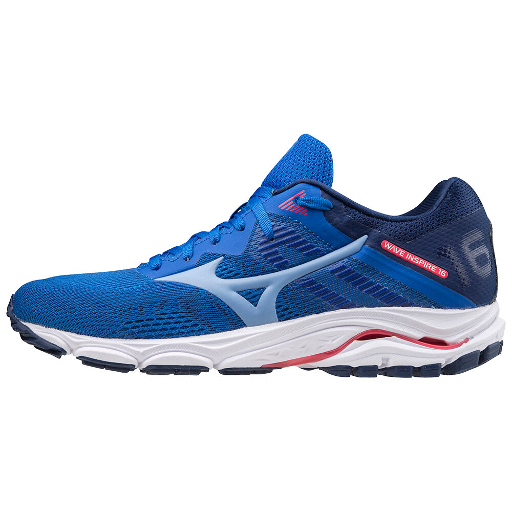 Tenis Para Correr Mizuno Wave Inspire 16 Para Mujer Azules 0913526-AX